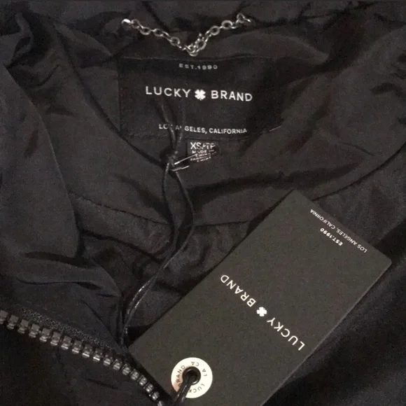 New! Lucky Brand Puff Coat - Picture 2 of 12